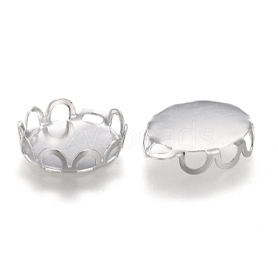 304 Stainless Steel Cabochon Settings STAS-P249-13B-S-1