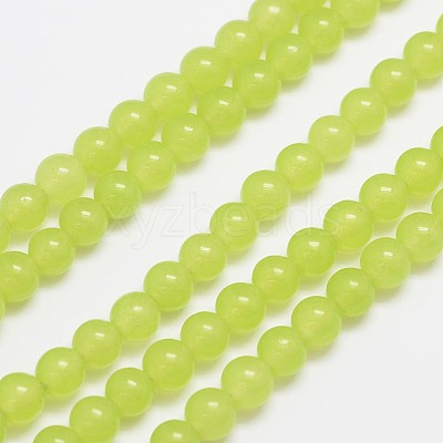 Natural & Dyed Malaysia Jade Bead Strands X-G-A146-6mm-A27-1