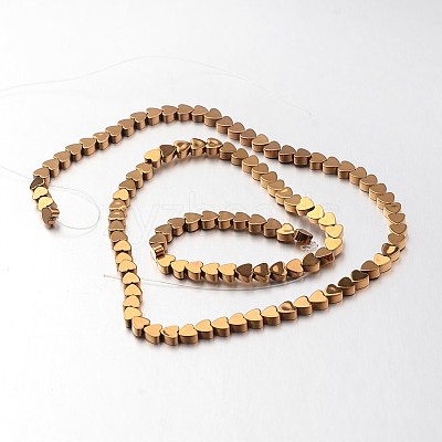 Electroplate Non-magnetic Synthetic Hematite Bead Strands G-F300-23A-03-1