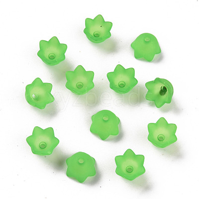Transparent Acrylic Beads Caps PL543-9-1