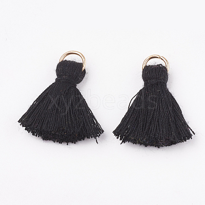 Polycotton(Polyester Cotton) Tassel Pendant Decorations X-FIND-S280-M-1