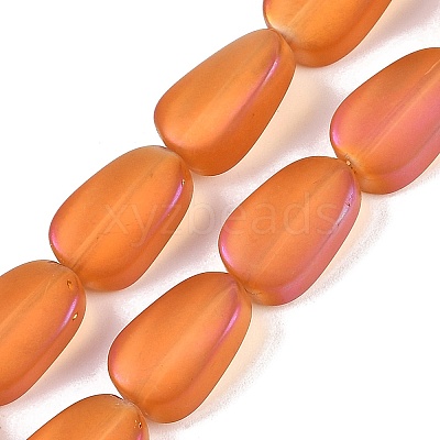 Electroplate Glass Beads Strands EGLA-C009-01B-FR04-1