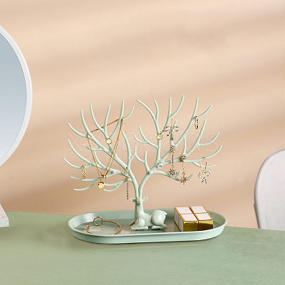Plastic Earring Display Stands TREE-PW0001-10E-1