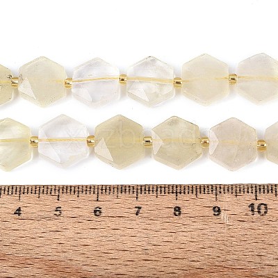 Heated Natural Lemon Quartz Beads Strands G-N368-01A-14-1