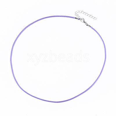Waxed Cotton Cord Necklace Making MAK-S032-1.5mm-B10-1