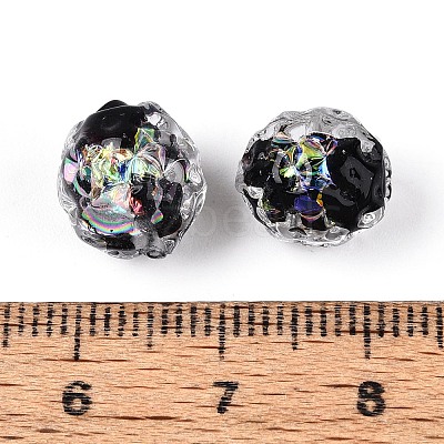 Handmade Foil Glass Beads FOIL-N029-10A-1