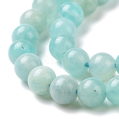 Natural Amazonite Round Beads Strands X-G-A025-01A-1