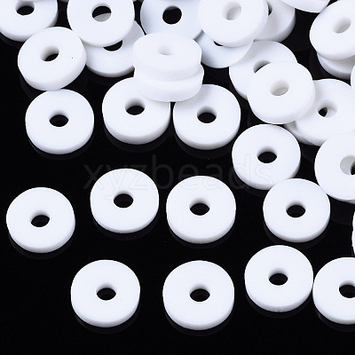 Handmade Polymer Clay Beads CLAY-R067-6.0mm-B17-1