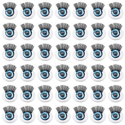 50 Pairs 4D ABS Doll Craft Cartoon Movable Eye DIY-NB0006-33-1