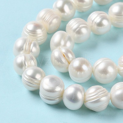 Natural Cultured Freshwater Pearl Beads Strands PEAR-E018-02-1
