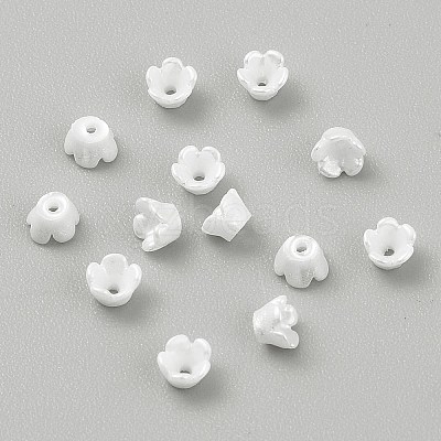 Opaque Resin Bead Caps RESI-CJC0015-29F-1