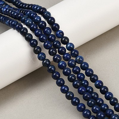 Natural Lapis Lazuli Beads Strands G-OC0001-77-1