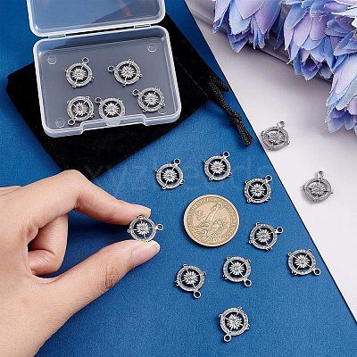 304 Stainless Steel Pendants STAS-UN0037-65-1