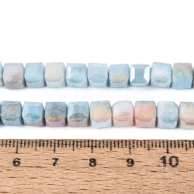 Anti-Tarnish Electroplate Glass Beads Strands GLAA-T025-6mm-10J-1