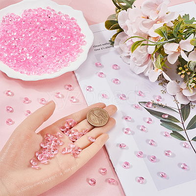 1000Pcs Acrylic Rhinestone Pointed Back Cabochons GACR-SP0001-01B-1