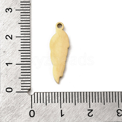 304 Stainless Steel Enamel Pendants STAS-I335-04G-02-1
