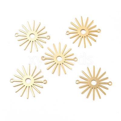 Brass Connector Charms X-KK-H435-10G-1