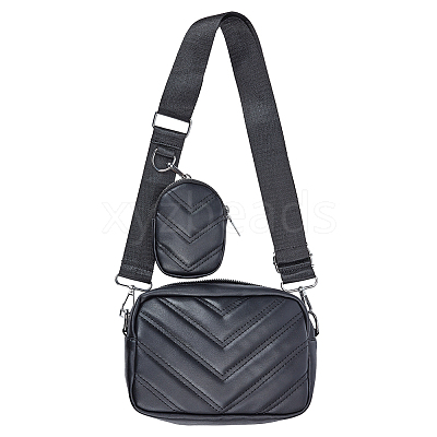 PU Leather Shoulder Bag for Women DIY-WH0409-35B-1