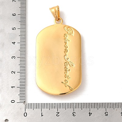 316L Surgical Stainless Steel Big Pendants STAS-B059-01G-09-1