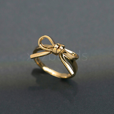 Bowknot 925 Sterling Silver Finger Rings for Women FS-WGCDFEC-03-1