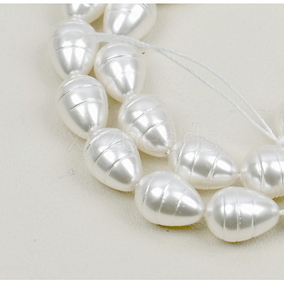 Shell Pearl Beads Strands BSHE-K010-05A-1