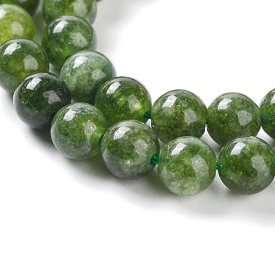 Dyed Natural Malaysia Jade Beads Strands G-G021-02A-13-1