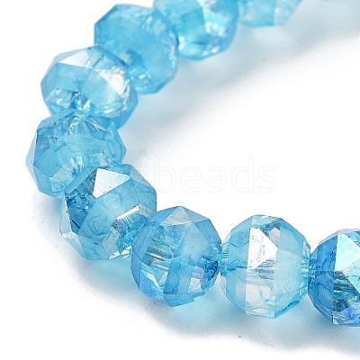 Baking Paint Glass Beads Strands GLAA-H032-05-02-1