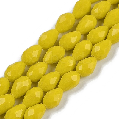 Opaque Solid Color Beads Strands EGLA-N013-P8mm-D06-1