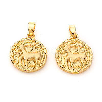 Brass Pendants X-KK-I672-33D-1
