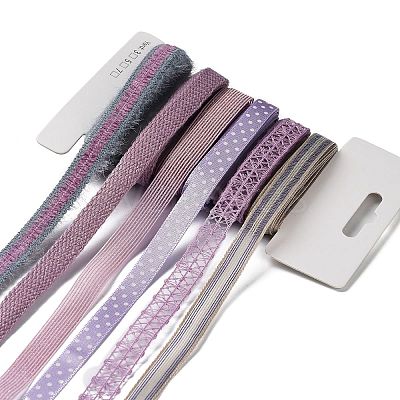 18 Yards 6 Styles Polyester Ribbon SRIB-C001-I01-1