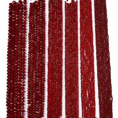 Opaque Solid Color Imitation Jade Glass Beads Strands EGLA-A044-P4mm-D02-1
