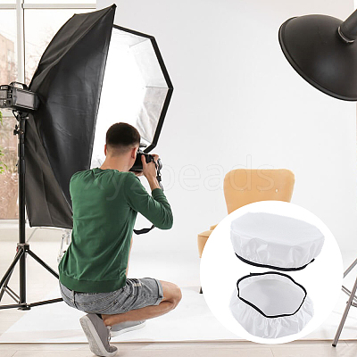 Round Cloth Photography Lamp Cover DIY-CN0003-74A-1