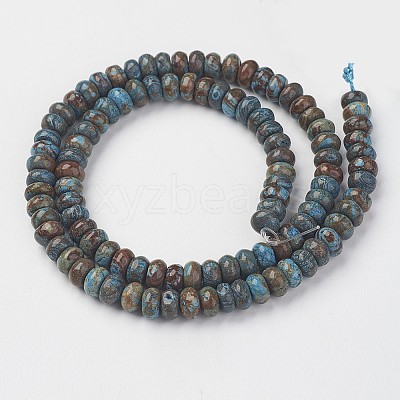 Natural Chrysocolla Bead Strands G-G968-B03-1