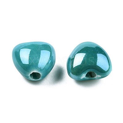 Glazed Porcelain Beads PORC-T007-21-03-1