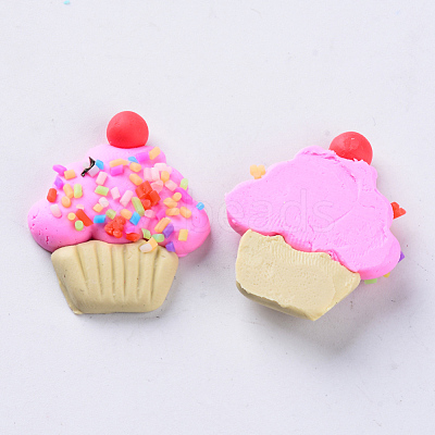 Handmade Polymer Clay Cabochons CLAY-N006-01-1