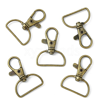 Alloy Swivel Clasps FIND-CJC0012-093AB-1
