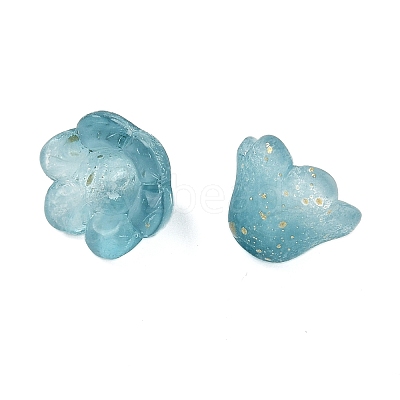 Frosted Glass Bead Cap FGLA-C001-01A-1