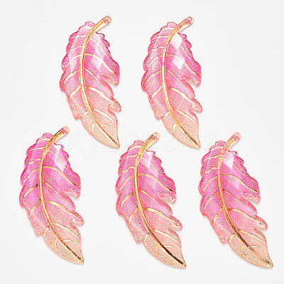 Transparent Acrylic Big Pendants X-TACR-R140-03D-1