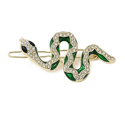 Alloy Enamel Hair Bobby Pins PHAR-I009-01A-G-1