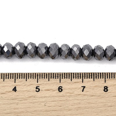 Synthetic Terahertz Stone Beads Strands G-H327-N03-01-1