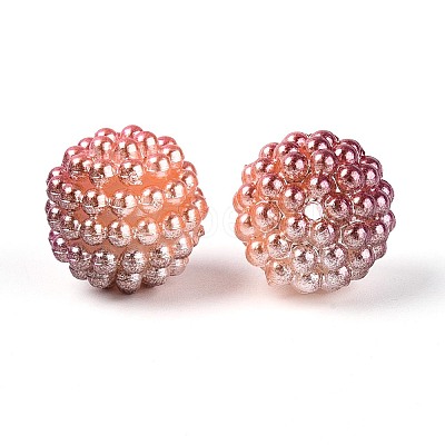 Imitation Pearl Acrylic Beads OACR-T004-15mm-19-1