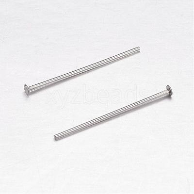 Tarnish Resistant 304 Stainless Steel Flat Head Pins STAS-H358-03C-1