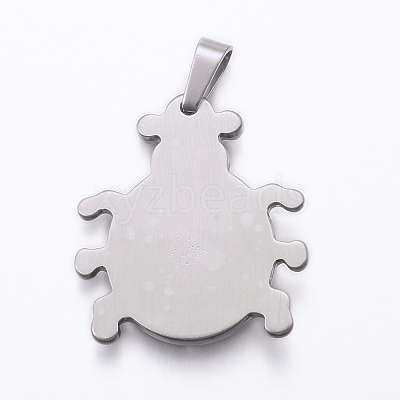 Tarnish Resistant 304 Stainless Steel Pendants STAS-K162-057P-1