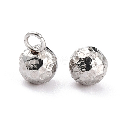 Tarnish Resistant 304 Stainless Steel Charms STAS-O147-03A-P-1