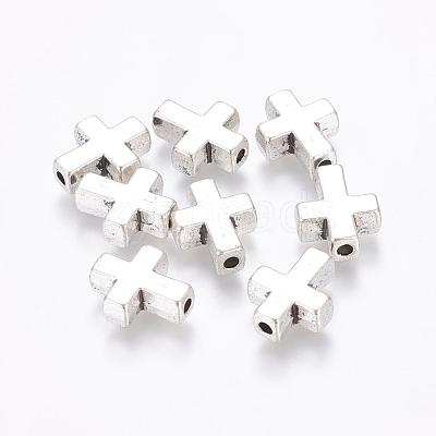 Tibetan Style Alloy Beads X-TIBEB-A134914-AS-LF-1