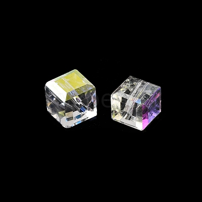 Electroplated Glass Beads EGLA-G040-01A-AB01-1
