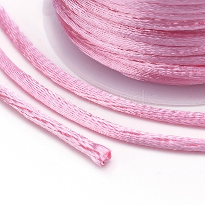 Nylon Satin Rattail Cords NWIR-L006-2mm-20-1