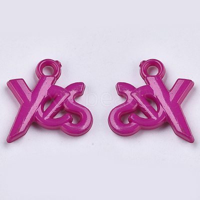 Opaque Acrylic Pendants SACR-N008-025-1