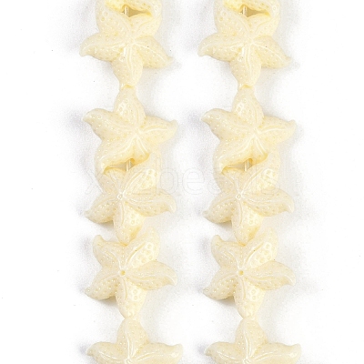 Synthetic Coral Dyed Carved Beads Strands CORA-K009-06B-1