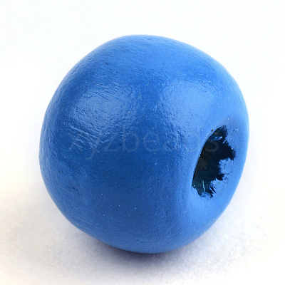 Natural Wood Beads WOOD-S662-11x12mm-A05-1